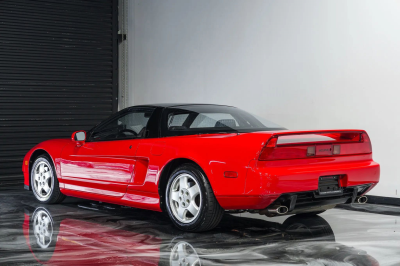 1991 Acura NSX in Formula Red over Black