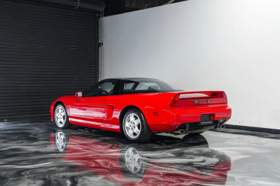 1991 Acura NSX in Formula Red over Black