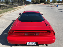 1998 Acura NSX in Formula Red over Black