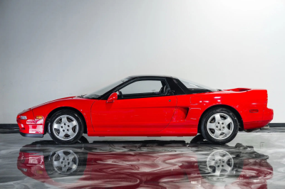 1991 Acura NSX in Formula Red over Black