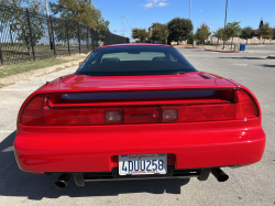 1998 Acura NSX in Formula Red over Black