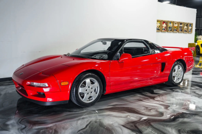 1991 Acura NSX in Formula Red over Black