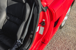 1998 Acura NSX in Formula Red over Black