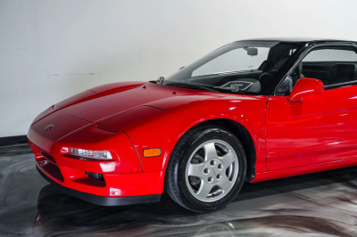 1991 Acura NSX in Formula Red over Black