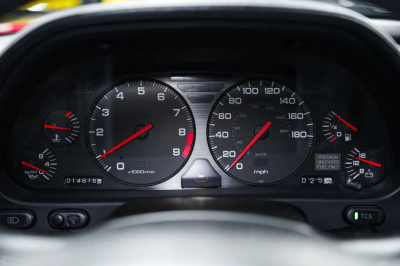 1991 Acura NSX in Formula Red over Black