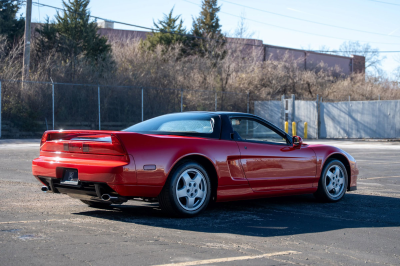 1991 Acura NSX in Formula Red over Black