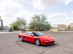 1998 Acura NSX in Formula Red over Black