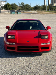 1998 Acura NSX in Formula Red over Black