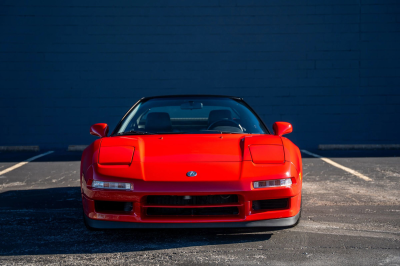 1991 Acura NSX in Formula Red over Black