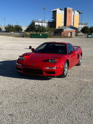 1998 Acura NSX in Formula Red over Black