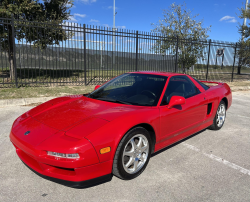 1998 Acura NSX in Formula Red over Black