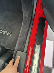 1998 Acura NSX in Formula Red over Black