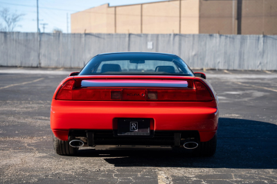 1991 Acura NSX in Formula Red over Black