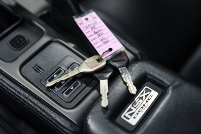 1991 Acura NSX in Formula Red over Black