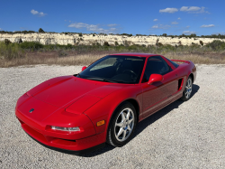 1998 Acura NSX in Formula Red over Black