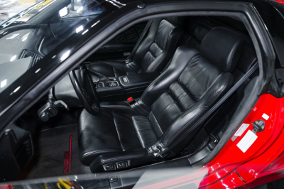 1991 Acura NSX in Formula Red over Black