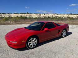 1998 Acura NSX in Formula Red over Black