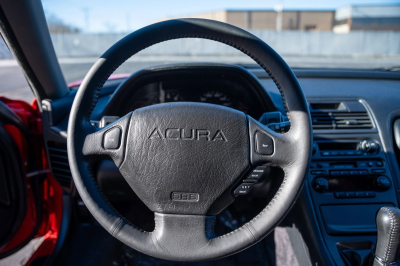 1991 Acura NSX in Formula Red over Black