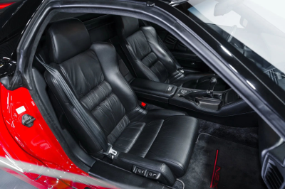1991 Acura NSX in Formula Red over Black