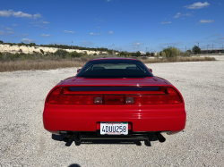 1998 Acura NSX in Formula Red over Black