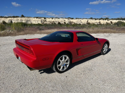 1998 Acura NSX in Formula Red over Black