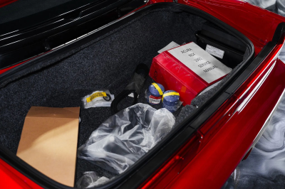 1991 Acura NSX in Formula Red over Black