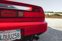 1998 Acura NSX in Formula Red over Black