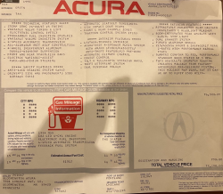 1994 Acura NSX in Green over Tan