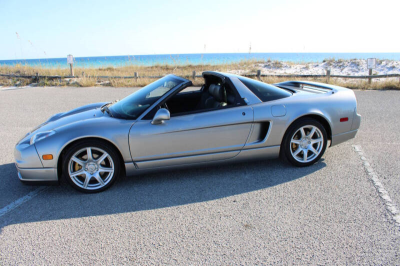 2002 Acura NSX in Sebring Silver over Black
