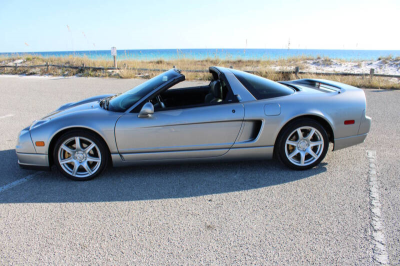 2002 Acura NSX in Sebring Silver over Black
