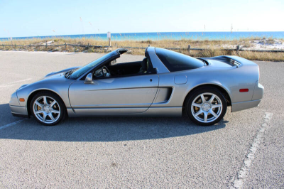 2002 Acura NSX in Sebring Silver over Black