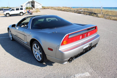 2002 Acura NSX in Sebring Silver over Black