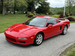 1997 Acura NSX in Formula Red over Black