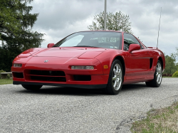 1997 Acura NSX in Formula Red over Black