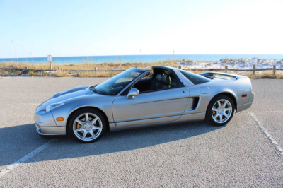2002 Acura NSX in Sebring Silver over Black