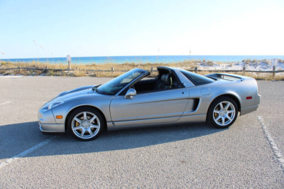 2002 Acura NSX in Sebring Silver over Black