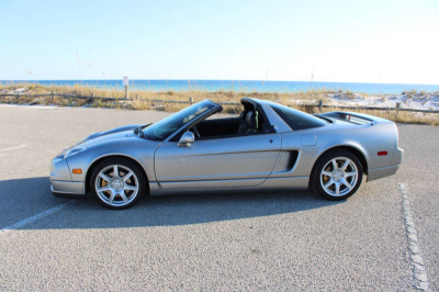 2002 Acura NSX in Sebring Silver over Black