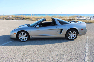 2002 Acura NSX in Sebring Silver over Black