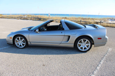 2002 Acura NSX in Sebring Silver over Black