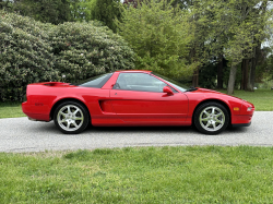 1997 Acura NSX in Formula Red over Black