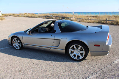 2002 Acura NSX in Sebring Silver over Black