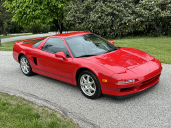 1997 Acura NSX in Formula Red over Black