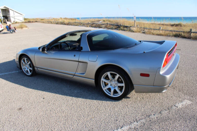 2002 Acura NSX in Sebring Silver over Black