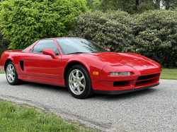 1997 Acura NSX in Formula Red over Black