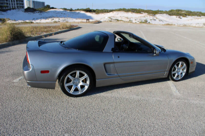 2002 Acura NSX in Sebring Silver over Black