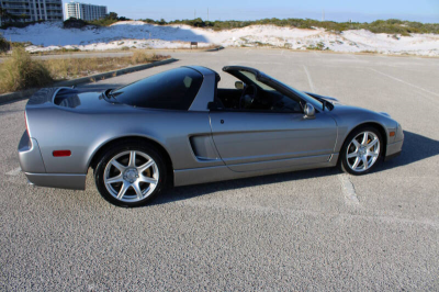 2002 Acura NSX in Sebring Silver over Black