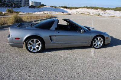 2002 Acura NSX in Sebring Silver over Black