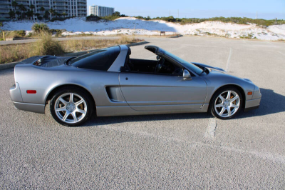 2002 Acura NSX in Sebring Silver over Black