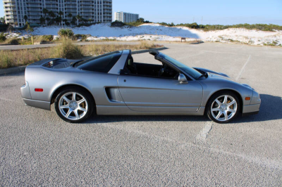 2002 Acura NSX in Sebring Silver over Black
