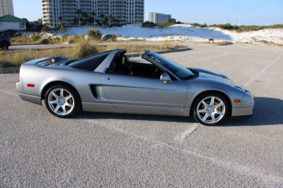 2002 Acura NSX in Sebring Silver over Black
